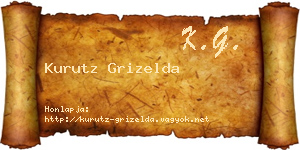 Kurutz Grizelda névjegykártya